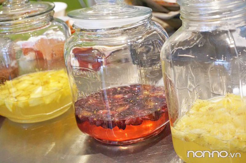 siro trái cây lên men